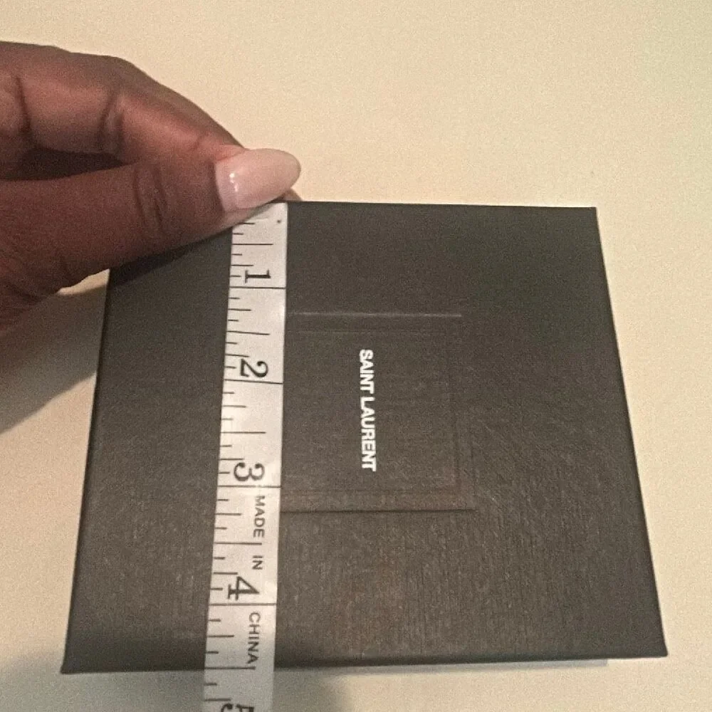 Saint Laurent Small Gift Box & Dust Bag Black Storage Minimalist Luxury Display